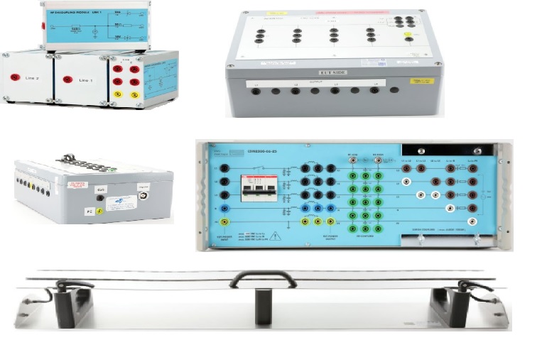 Coupling, De-Coupling Networks and Clamps