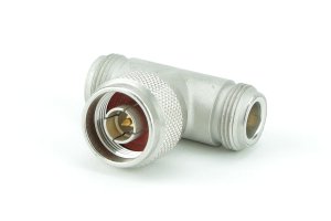 Coaxial RF N-Type 'T' Adaptor