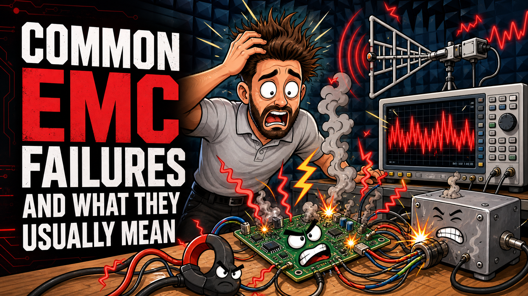 Common EMC failures and what they usually mean