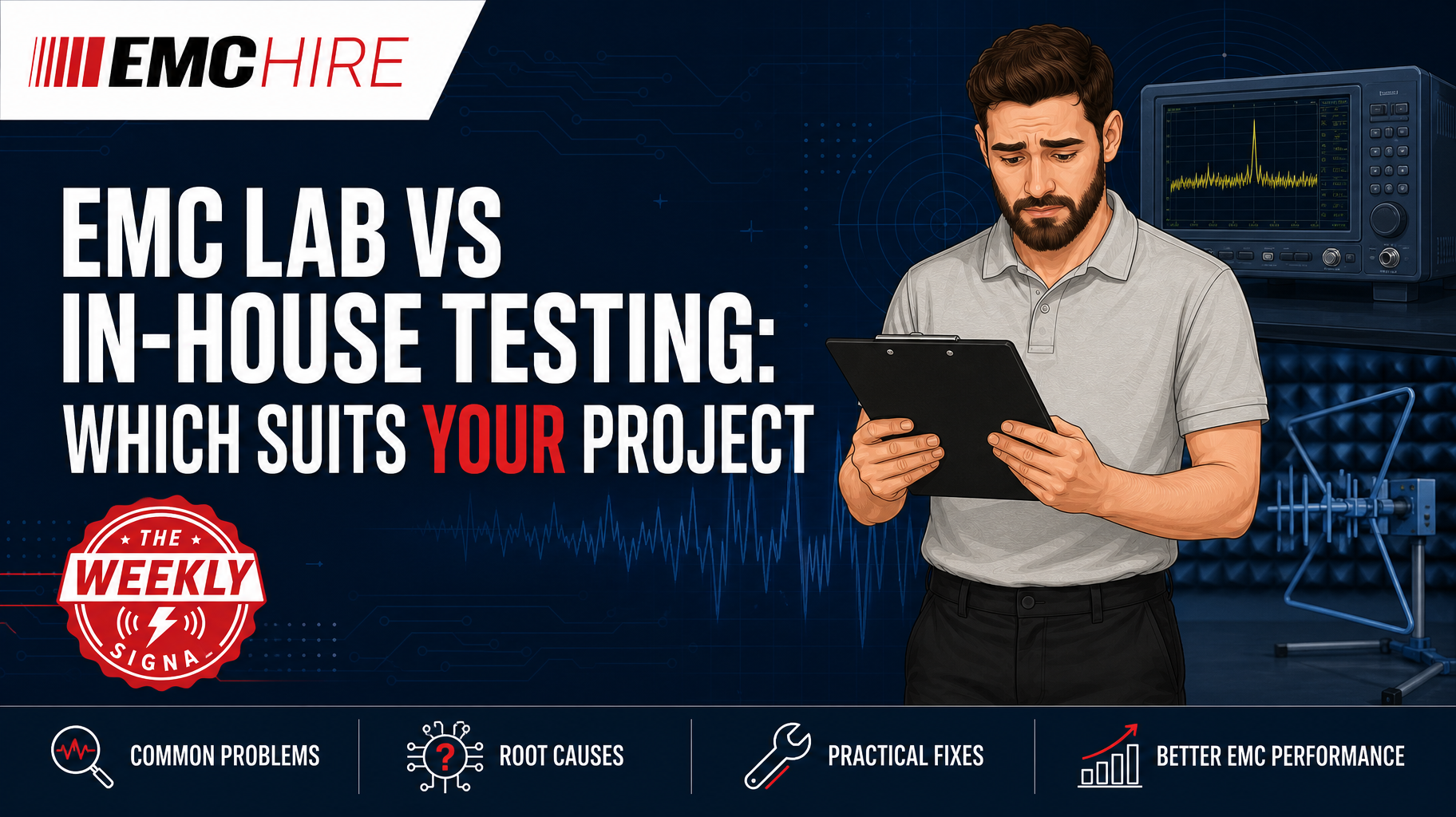 EMC lab vs in-house testing: which suits your project