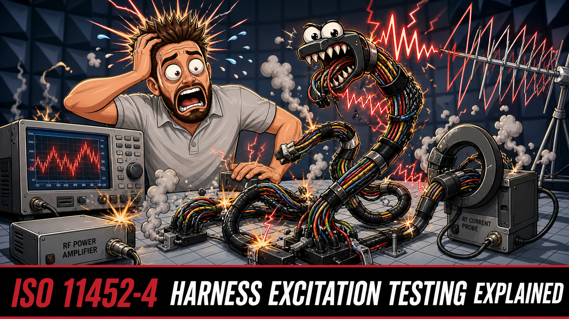 ISO 11452-4 harness excitation testing explained