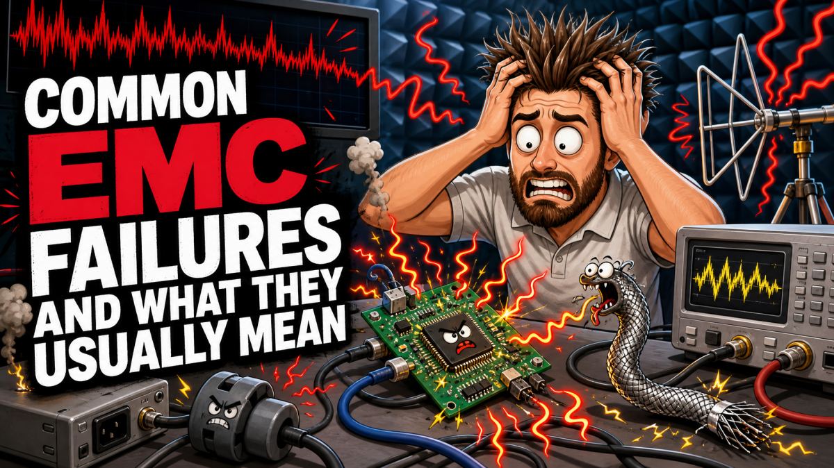 Common EMC failures and what they usually mean