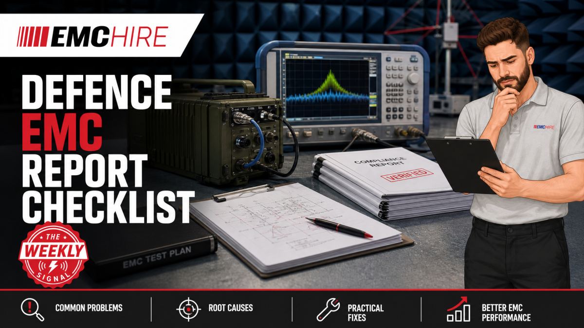 Defence EMC report checklist