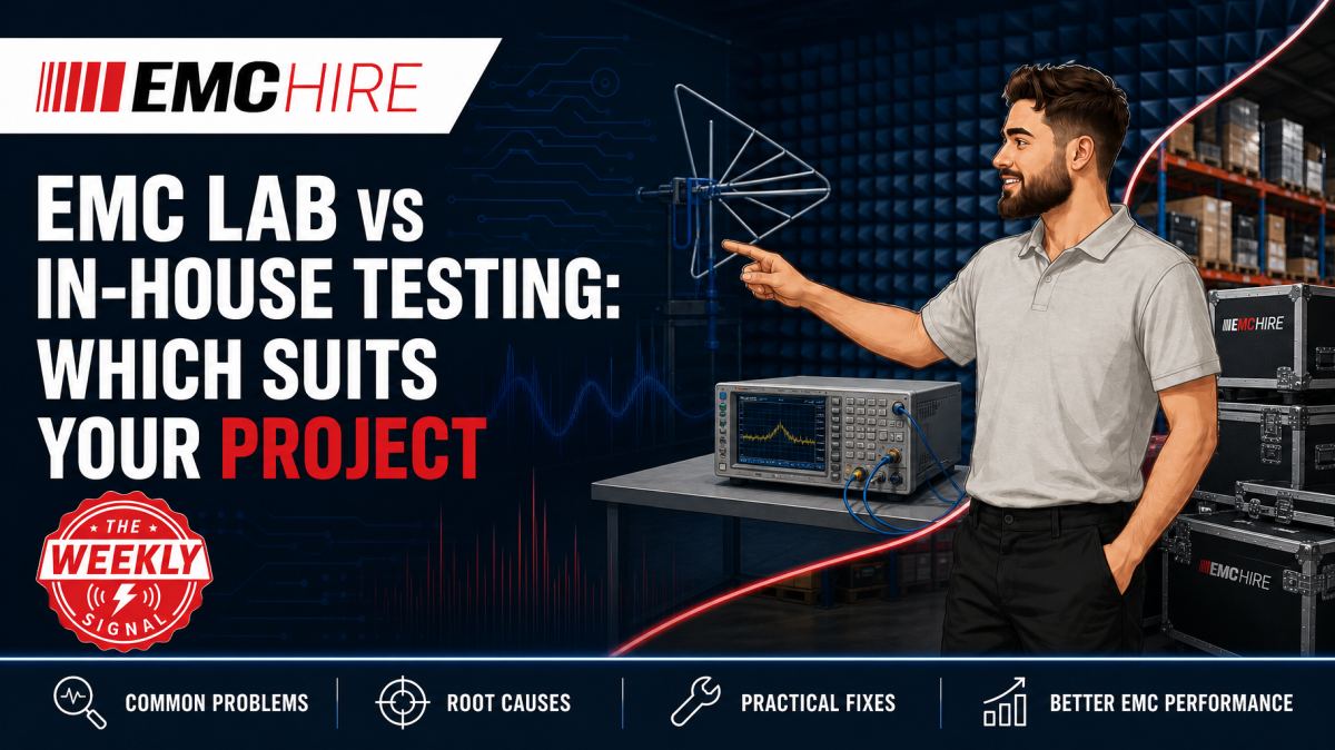 EMC lab vs in-house testing: which suits your project