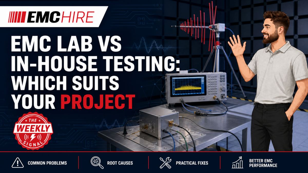 EMC lab vs in-house testing: which suits your project