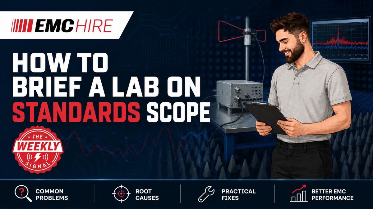 How to brief a lab on standards scope
