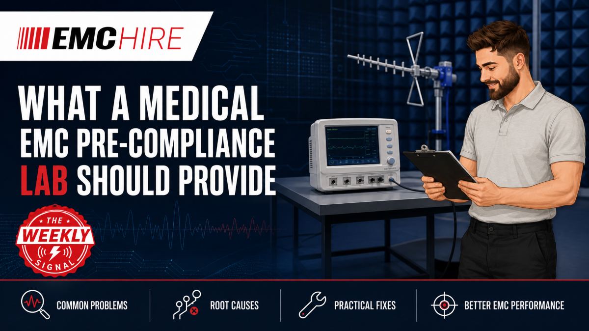 What a medical EMC pre-compliance lab should provide