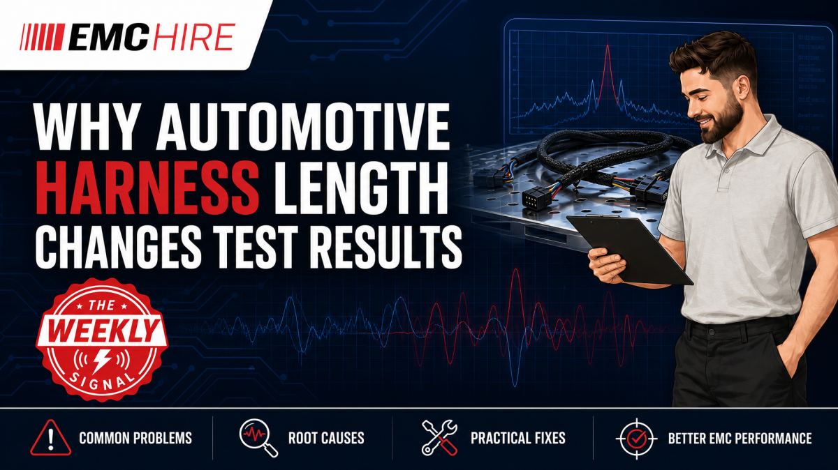Why automotive harness length changes test results