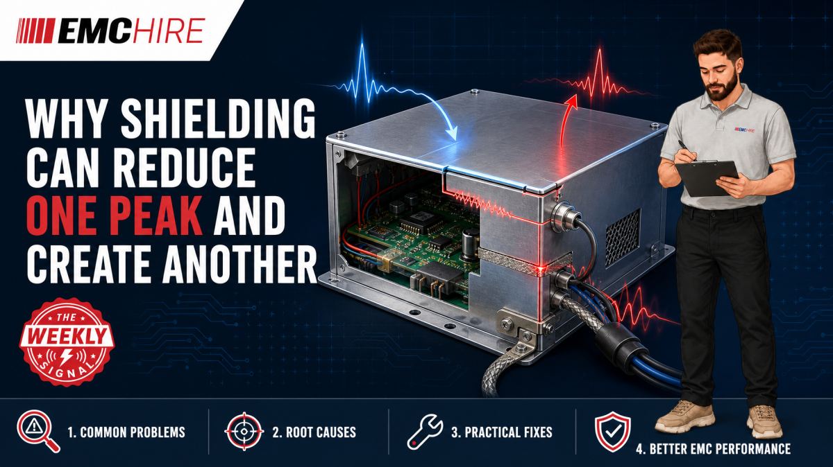 Why shielding can reduce one peak and create another