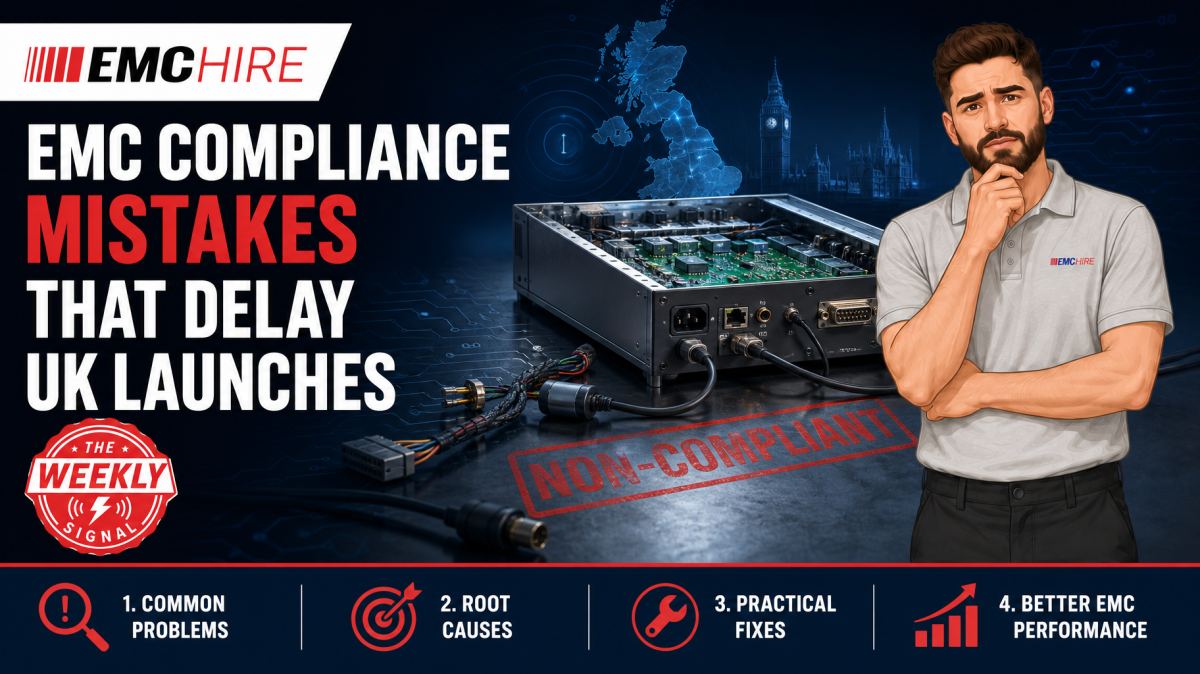 EMC compliance mistakes that delay UK launches