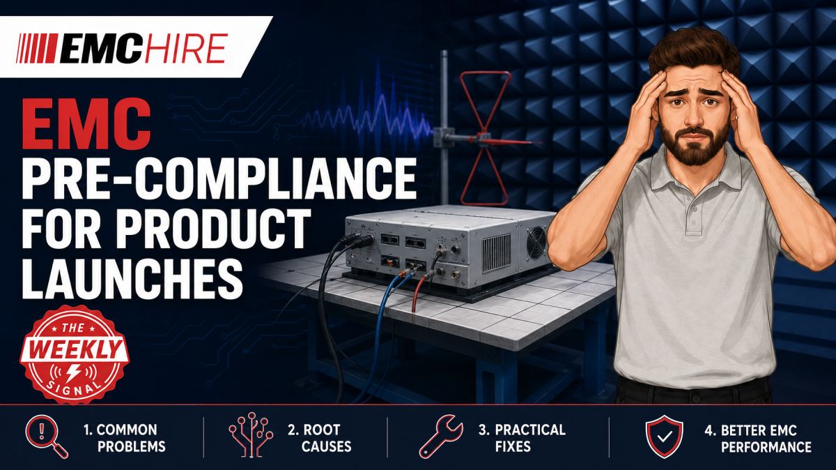EMC pre-compliance for product launches