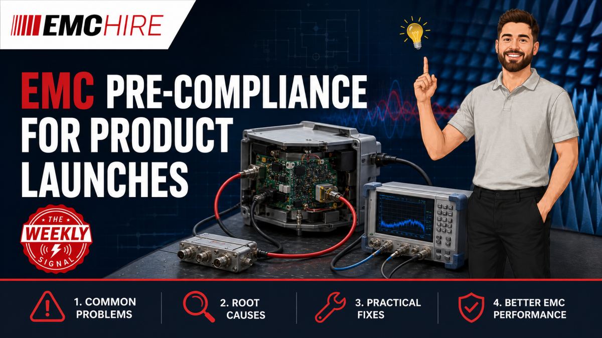 EMC pre-compliance for product launches