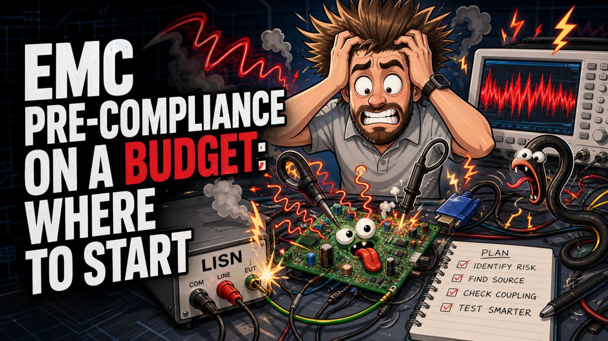 EMC pre-compliance on a budget: where to start