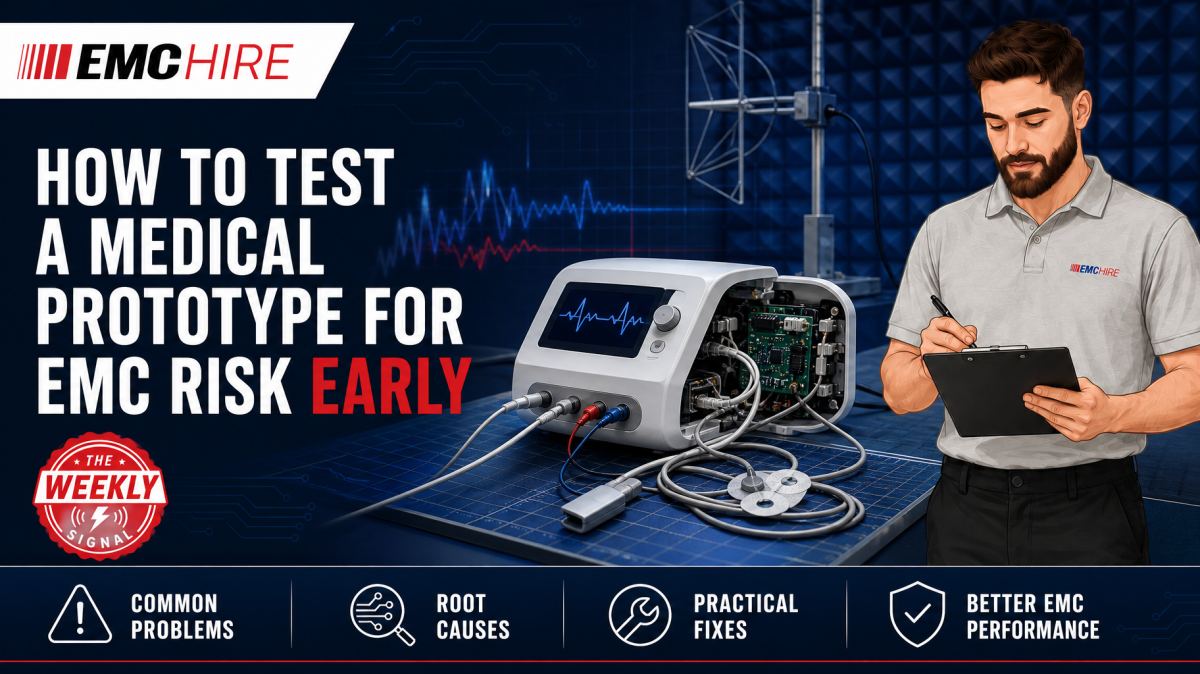 How to test a medical prototype for EMC risk early