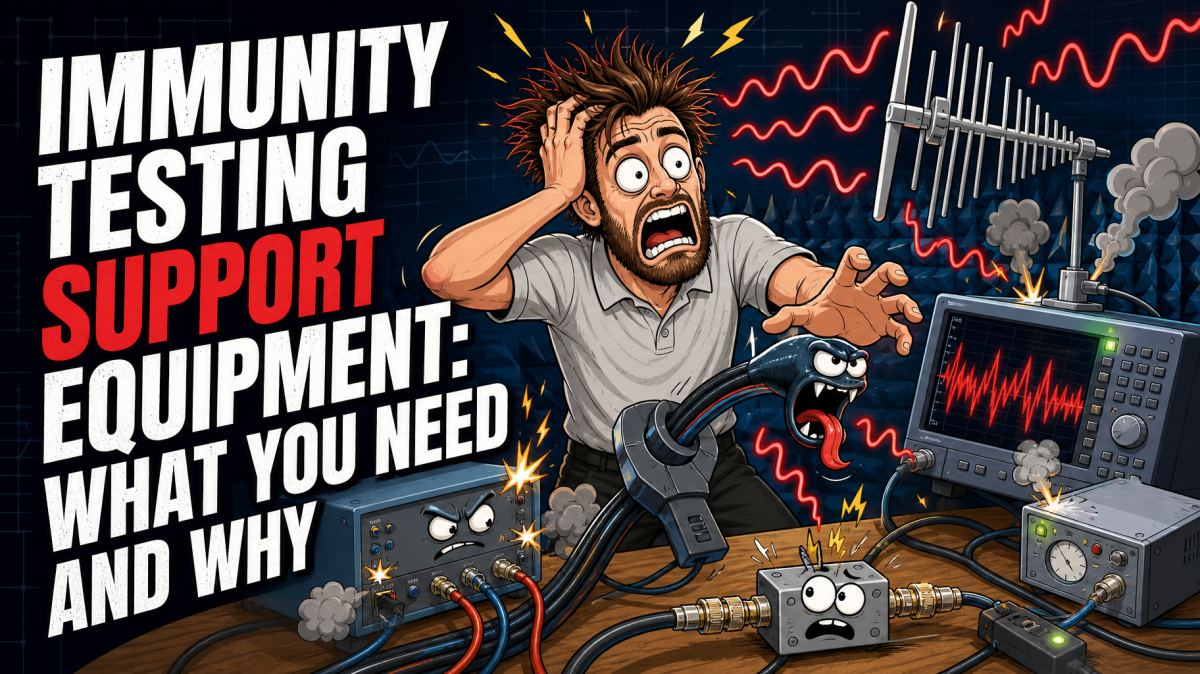 Immunity testing support equipment: what you need and why