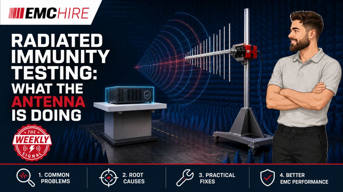 Radiated immunity testing: what the antenna is doing