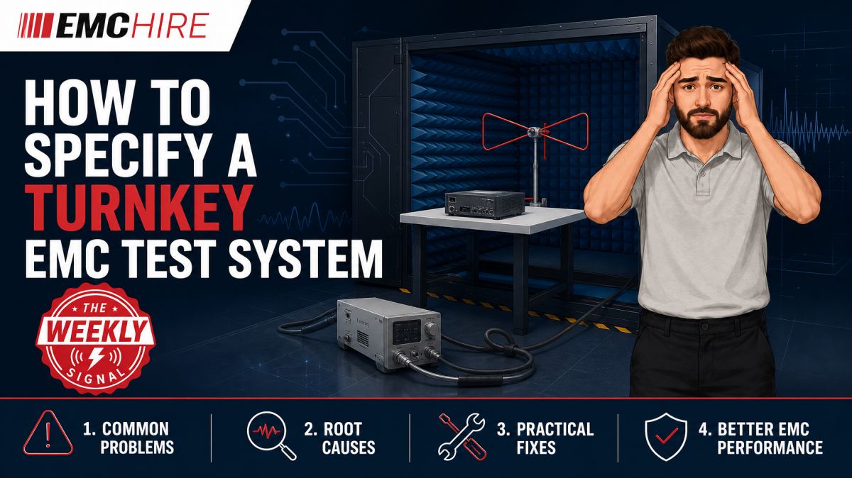How to specify a turnkey EMC test system