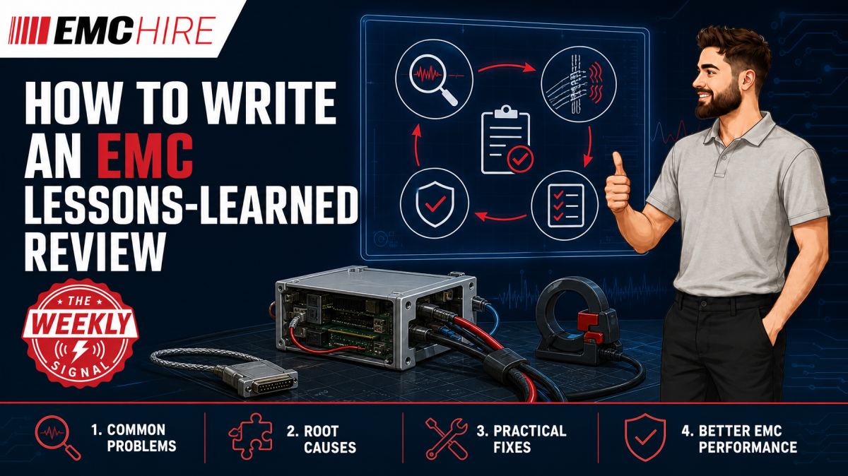 How to write an EMC lessons-learned review