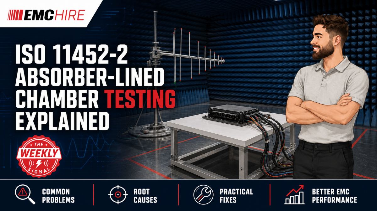 ISO 11452-2 absorber-lined chamber testing explained