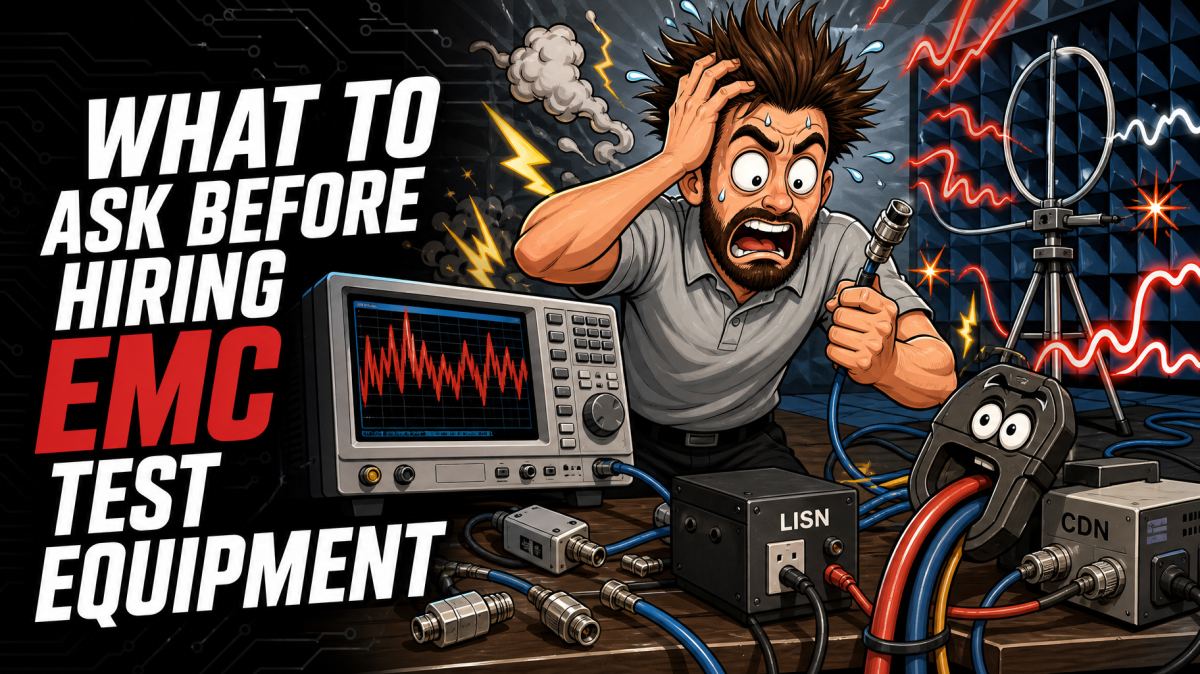 What to ask before hiring EMC test equipment